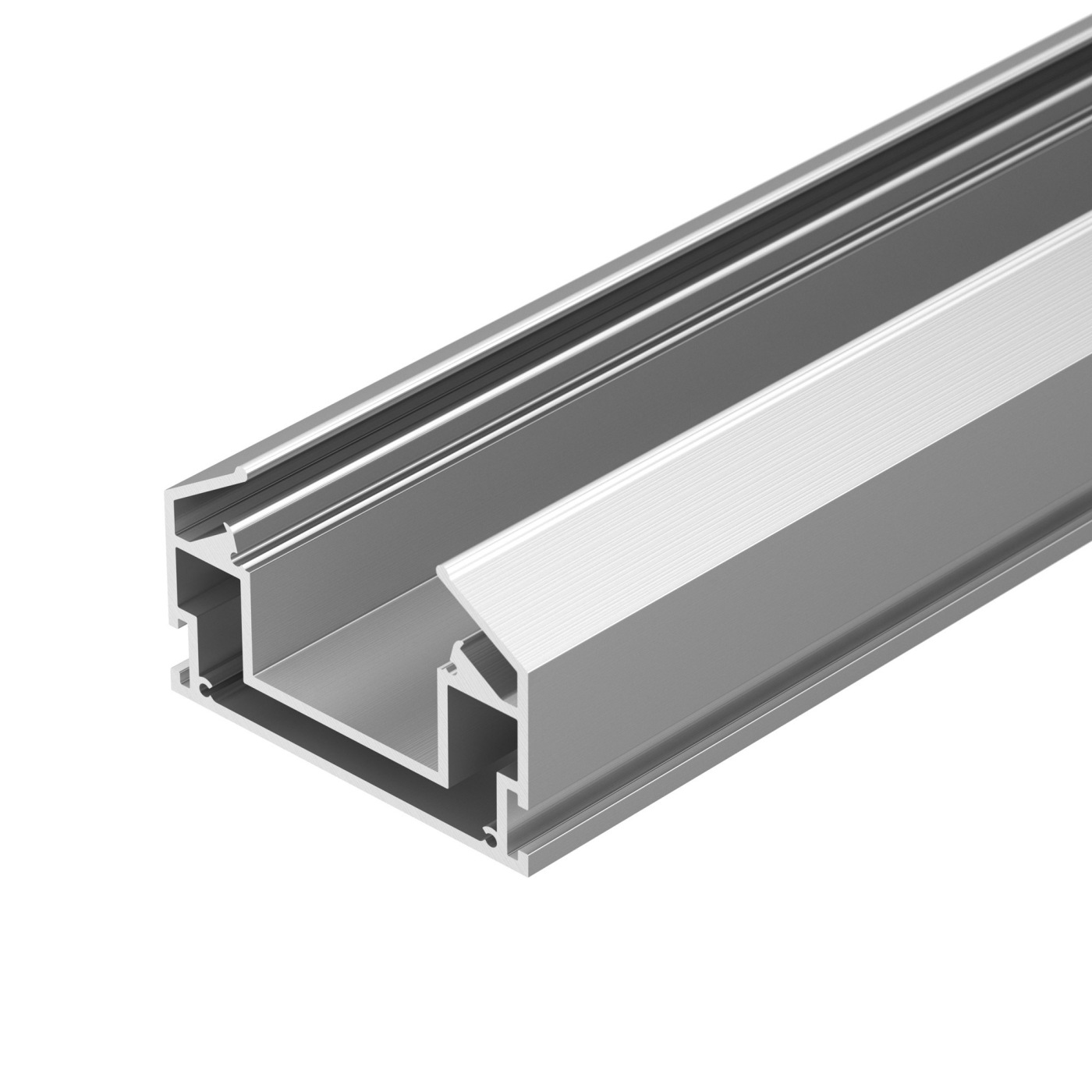 Профиль-держатель LGD-STRETCH-4TR-2000 (Arlight, Алюминий) алюминиевый профиль ниши скрытого монтажа в натяжной потолок 99x140 alm 9940 sc w 2m