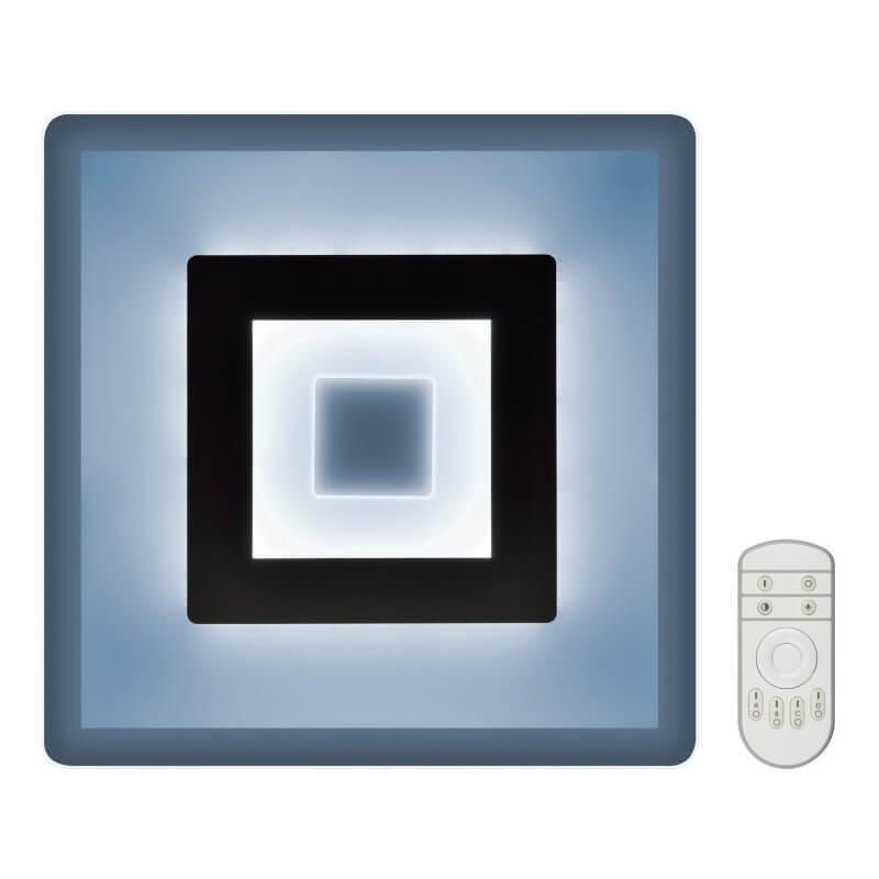 Потолочный светодиодный светильник Fametto Nimfea DLC-N501 38W GLASS/CLEAR конфетница 21х19 см стекло яблоко clear