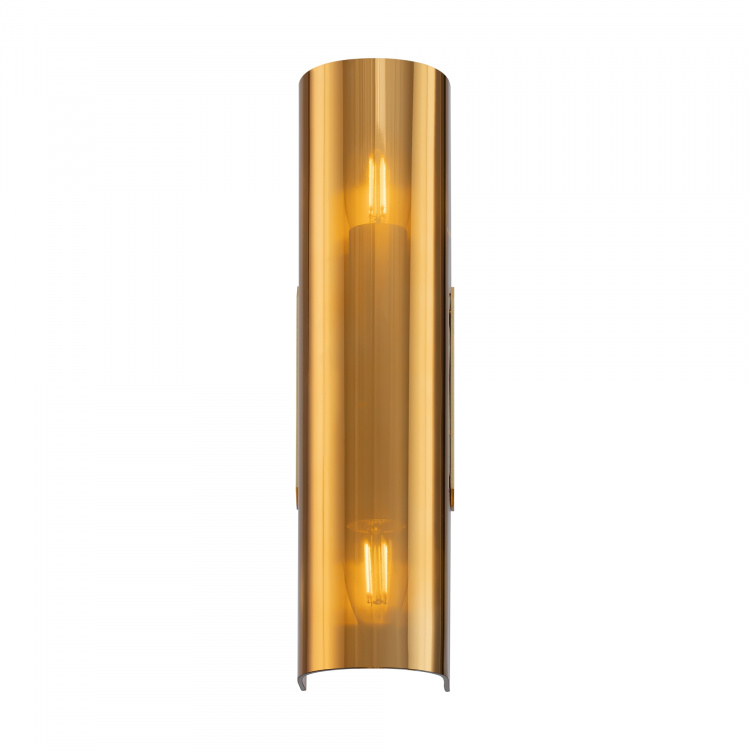 Настенный светильник (бра) Gioia P011WL-02G стол бител милан 3 раздвижной н п дуб крафт золотой хром н п btl10000823