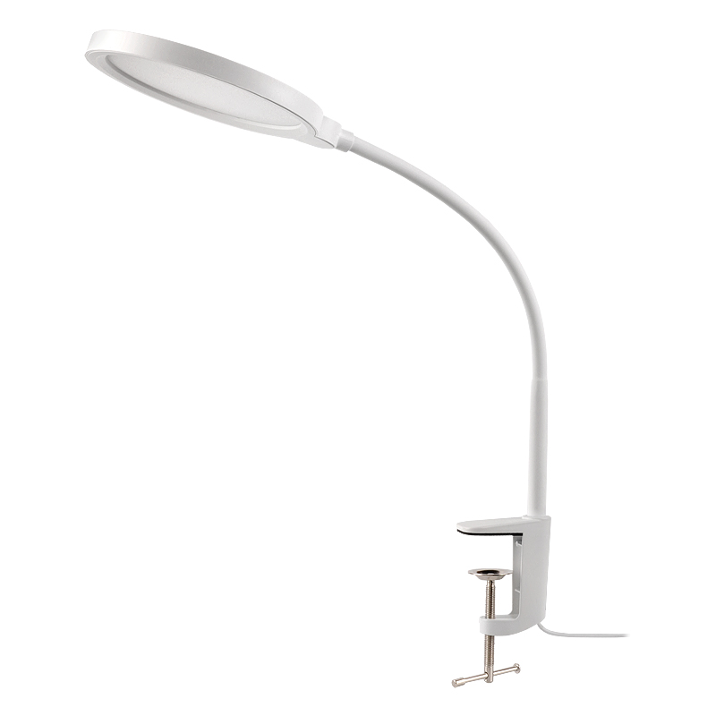 Настольный светильник GLTL-046 12Вт 550лм, белый, на струбцине термопот wisewater art 6000 л белый