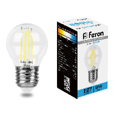 Лампа светодиодная Feron LB-509 Шарик E27 9W 6400K