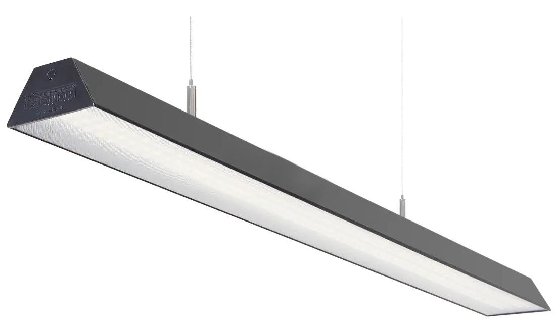 Светильник ТРЕЙД VS306 76W-9500Lm 5000-5500К МИКРОПРИЗМА IP40 чёрный