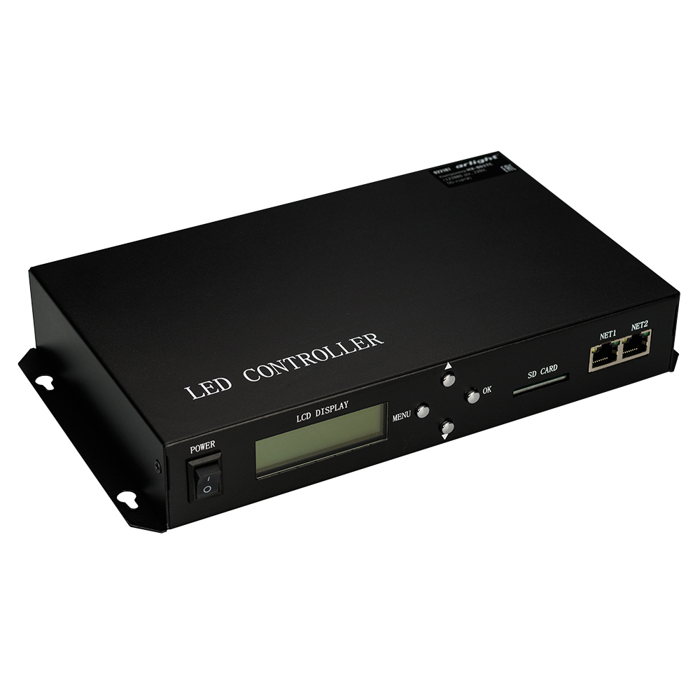 Контроллер HX-801TC (122880 pix, 220V, SD-карта) (Arlight, -) контроллер hx 802se 2 6144 pix 5 24v sd карта пду arlight