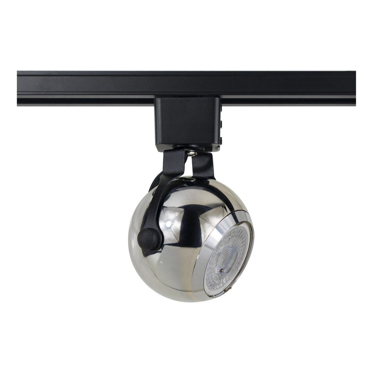 Трековый светильник ЭРА TR35-GU10 CH Б0053298 смеситель для кухни paini barolo с гибким изливом 42 3 см хром чёрный