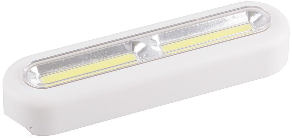 Светодиодный светильник-кнопка 1LED 3W (3*AAA в комплект не входят), 178*42*25мм, белый, FN1210, цвет дневной