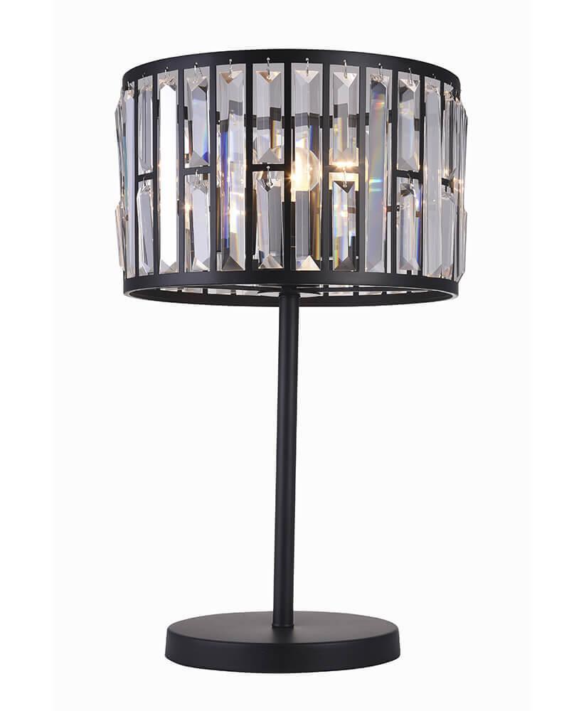 Настольная лампа Lumien Hall Кароль 0003/3T-BK-CL декоративная планка арабеска длина 200 см ширина 7 см серебро чёрный