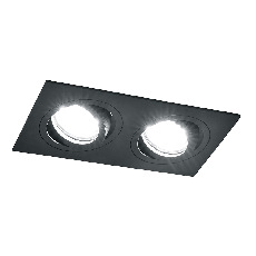 Светильник встраиваемый Feron DL2802 потолочный MR16 G5.3 черный