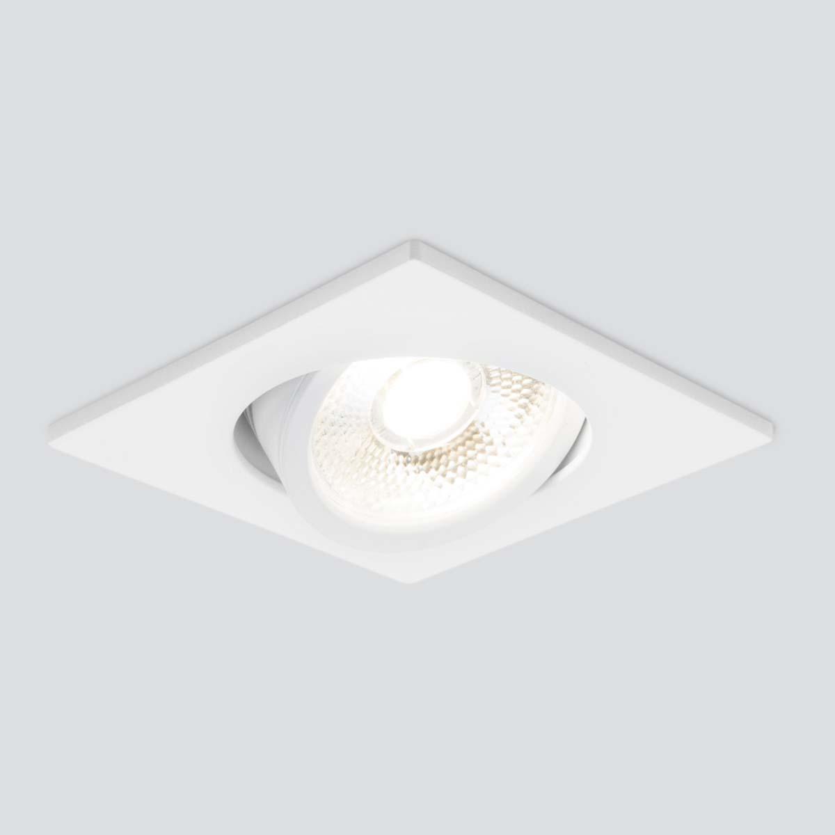 Встраиваемый светодиодный светильник Elektrostandard 15273/LED белый 4690389176654 светодиодный шар 120 см тёплый белый rl b120 500 ww