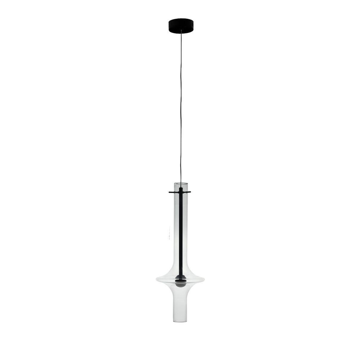 Подвесной светодиодный светильник Loft IT Tube 10061BK стол универсальный трансформируемый мебелик андрэ loft лдсп интра чёрный п0005917