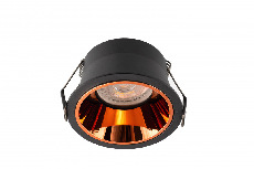 Точечный встраиваемый светильник Denkirs DK2410-BK