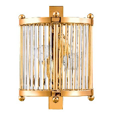 Настенный светильник Crystal Lux Tadeo AP2 Gold/Transparente