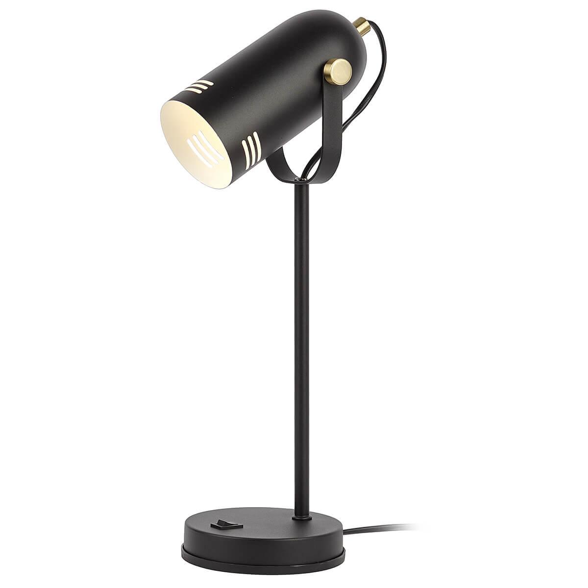 Настольная лампа ЭРА черный N-117-Е27-40W-BK Б0047193 настольная лампа алесса е14 40вт чёрный 13х13х25 см