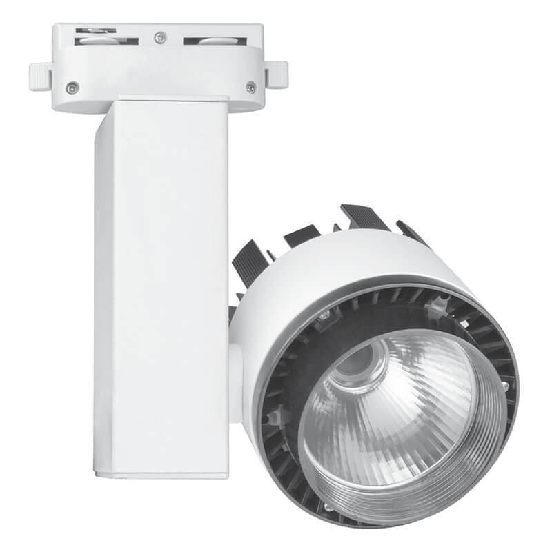 Трековый светодиодный светильник Volpe 4500K ULB-Q250 20W/NW/A White 10961 коннектор гибкий volpe ubx q121 k24 white 1 polybag 10577