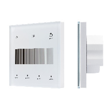 INTELLIGENT ARLIGHT Сенсорная панель SMART-DALI-301-11-1G-4SC-DIM-IN White (BUS/24V, Touch, 2.4G) (IARL, IP20 Пластик, 5 лет)