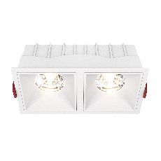 Встраиваемый светильник Alfa LED 3000K 2x15Вт 36° DL043-02-15W3K-SQ-W