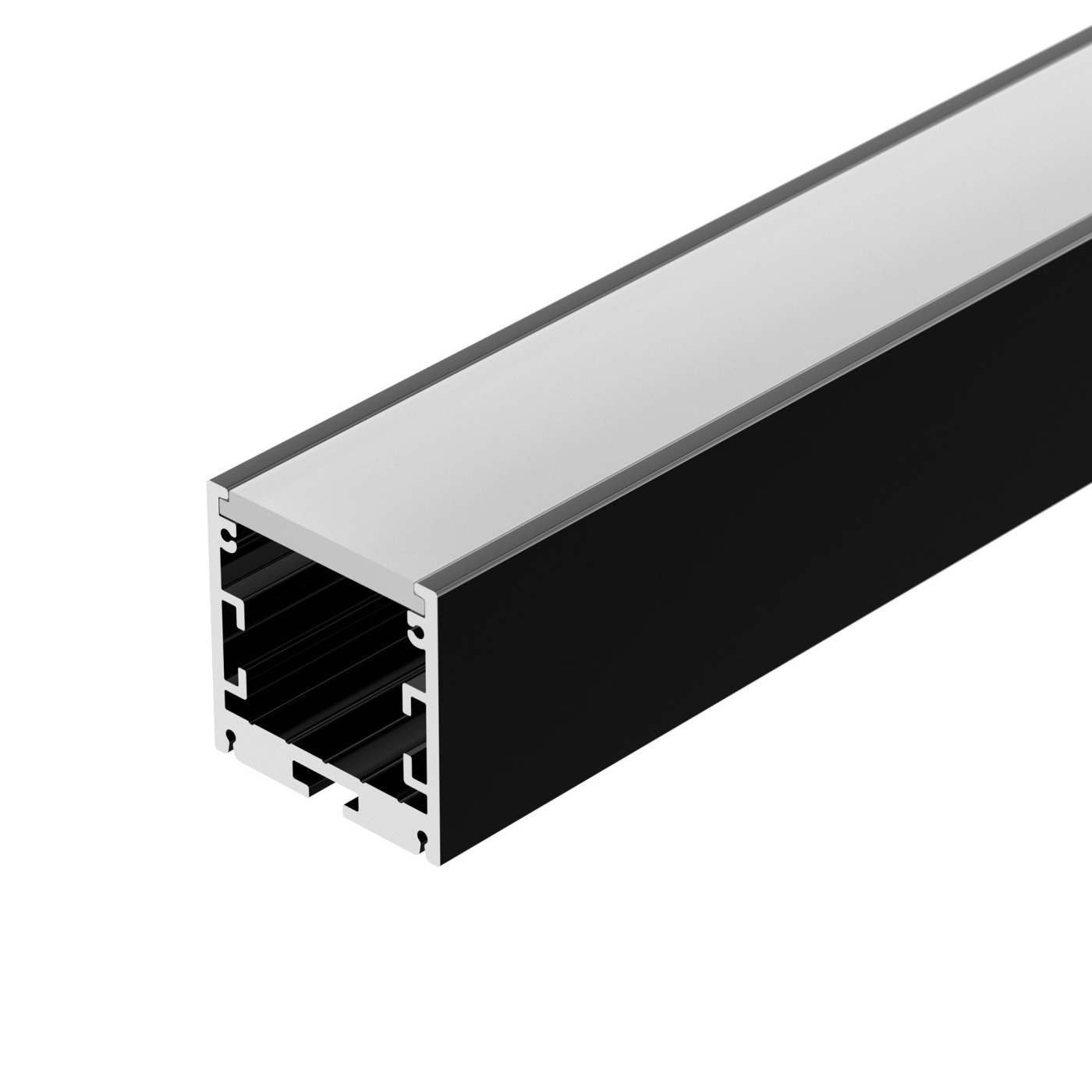 Профиль SL-ARC-3535-LINE-2500 BLACK (Arlight, Алюминий) профиль глубокий алюминиевый для светодиодной ленты прямой 2 м чёрный