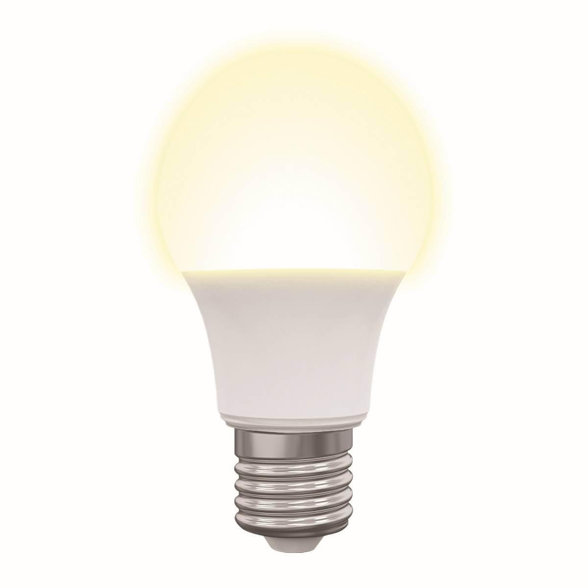 

Лампа светодиодная Volpe E27 7W 3000K матовая LED-A60-7W/3000K/E27/FR/NR UL-00005619, LED-A60-7W/3000K/E27/FR/NR