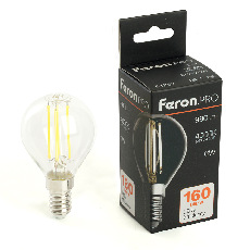 Лампа светодиодная Feron.PRO LB-1706 Шарик E14 980LM 6W 175-265V 4000K