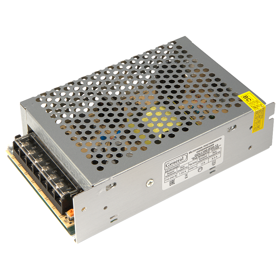 Блок питания GDLI-100-IP20-12 внутренний блок кондиционера кассетного типа general