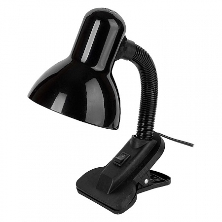 Настольный светильник GTL-022-60-220 черный на прищепке, цвет чёрный