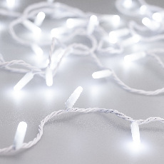 Светодиодная гирлянда ARD-STRING-CLASSIC-1000-WHITE-100LED-MILK-PULSE White (230V, 7W) (Ardecoled, IP65)