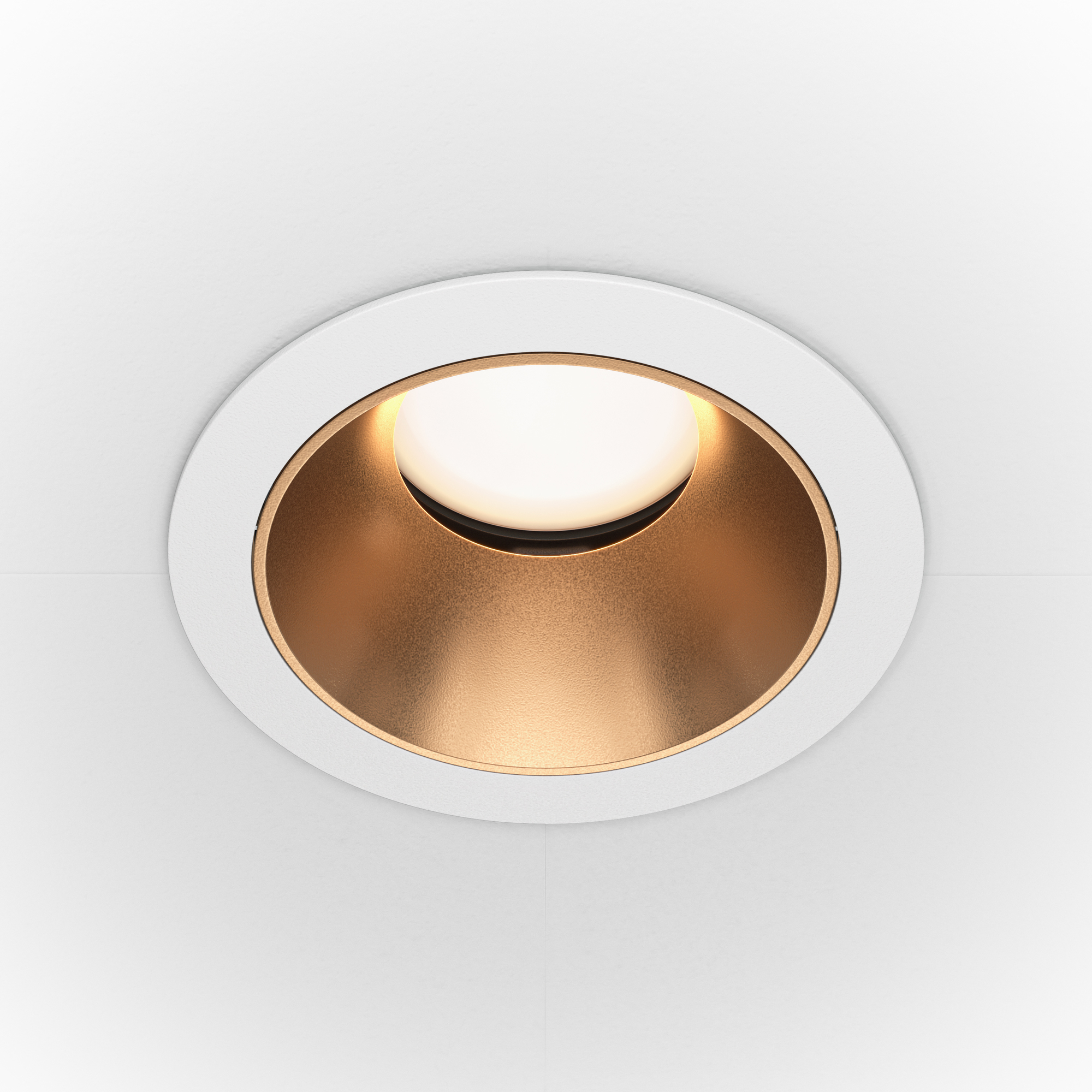 Встраиваемый светильник Share GU10 1x10Вт DL051-U-1WMG патчи для глаз гидрогелевые beauugreen с золотом и коллагеном 60 шт