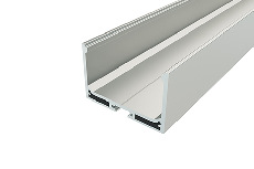 Профиль для светодиодной ленты накладной алюминиевый LC-LP-3250-2 Anod