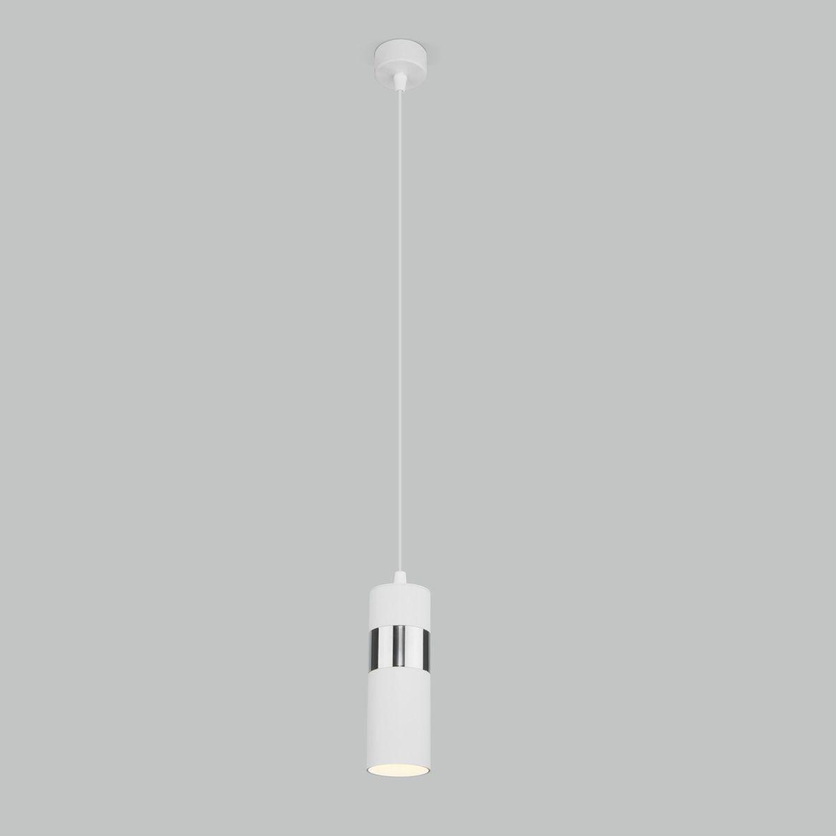 Подвесной светильник Eurosvet Viero 50096/1 белый/хром инсталляция для унитаза pestan fluenta с клавишей смыва active хром глянец 258726