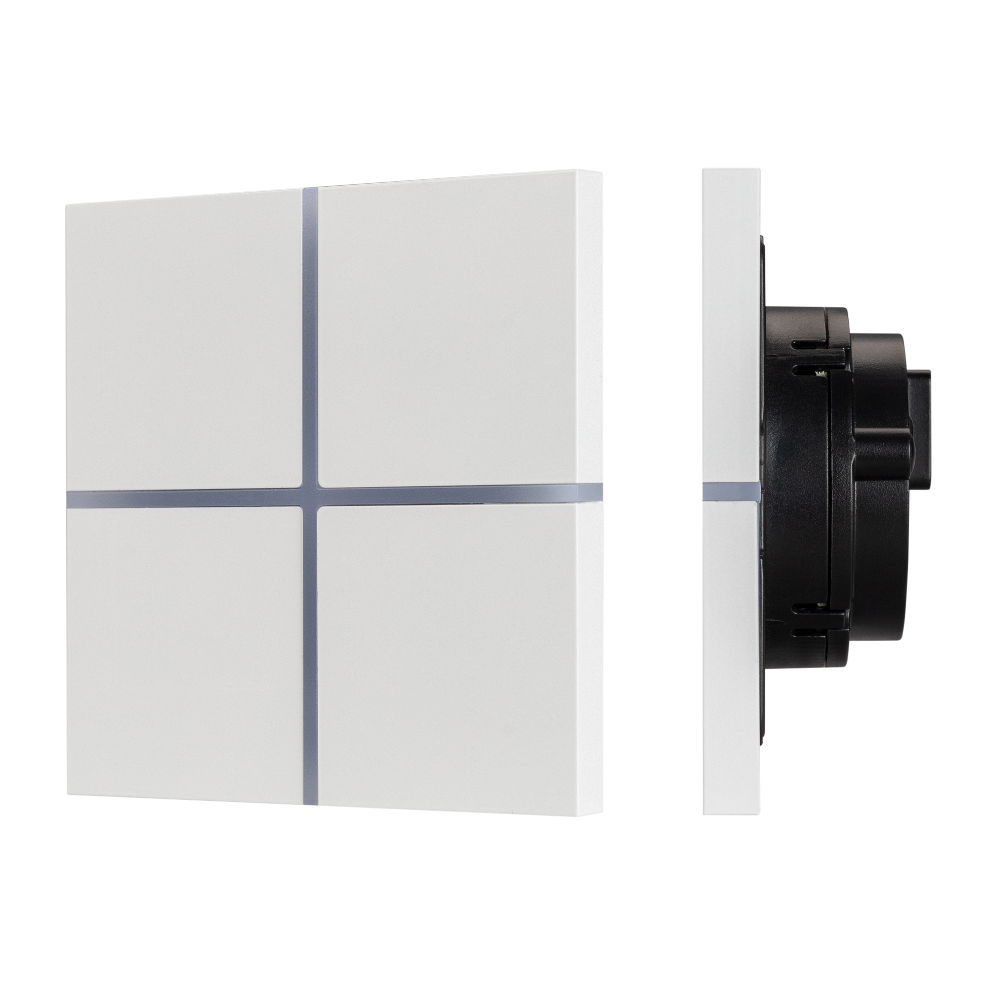 INTELLIGENT ARLIGHT Сенсорная панель KNX-304-13-IN White (BUS, Frameless) (IARL, IP20 Металл, 2 года) сенсорная кнопка emas