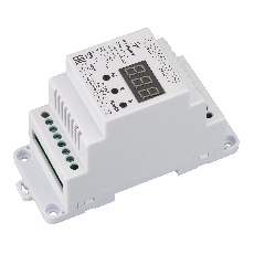 Конвертер SMART-K37-DMX (12-24V, SPI, DIN, 2.4G) (Arlight, Металл)