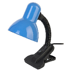 Настольный светильник GTL-023-60-220 синий на прищепке