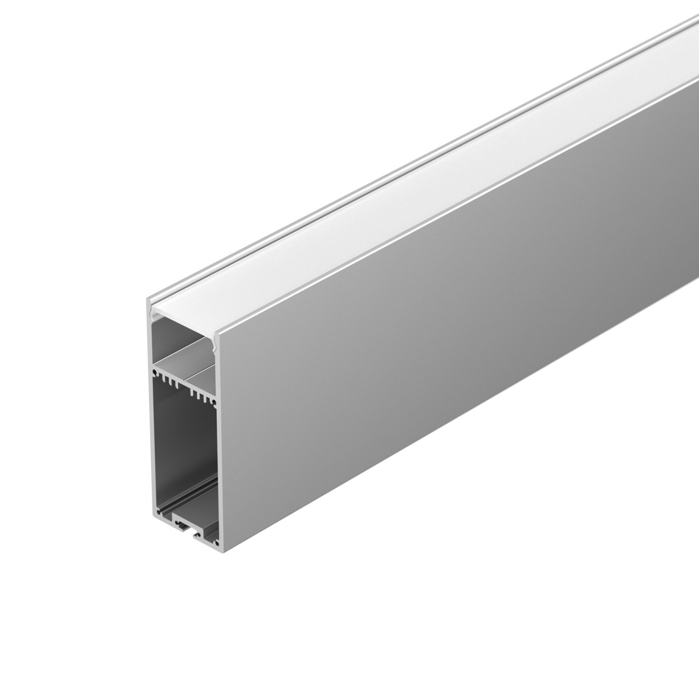 Профиль SL-LINE-3691-2000 ANOD профиль алюминиевый накладной подвесной с отсеком для бп серебро cab266