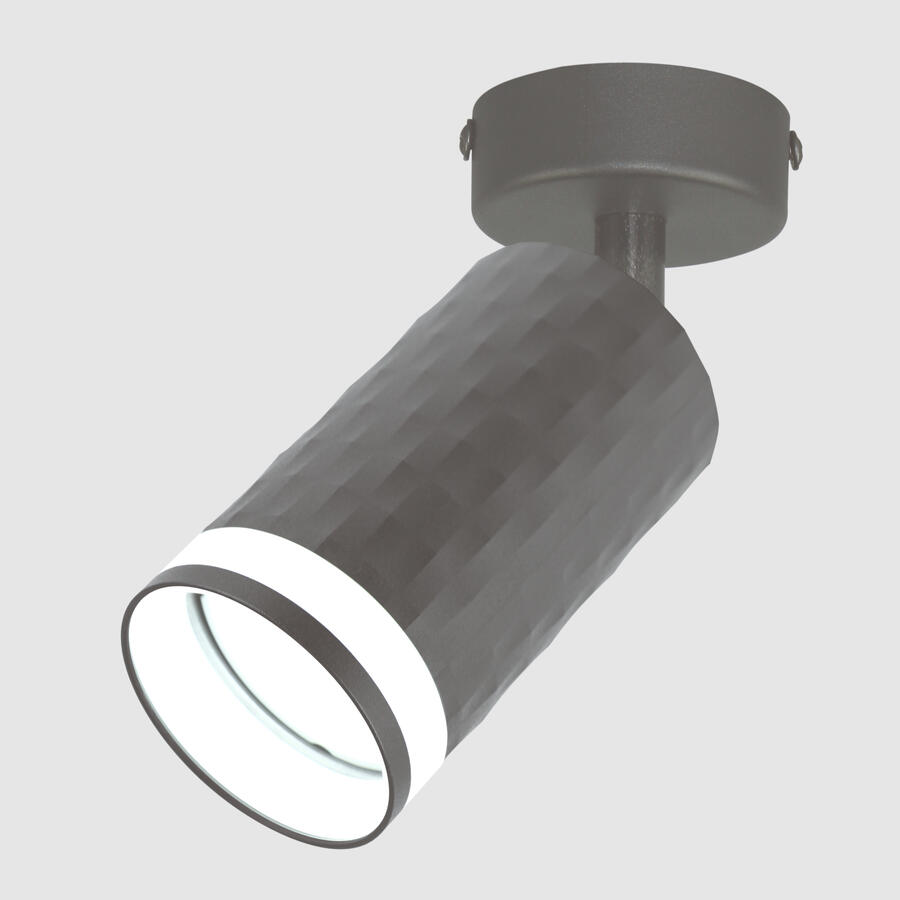 Спот на основании GWL-GU10-M-IP20 Одинарный Графит с боковым рассеивателем Кирпич 872₽