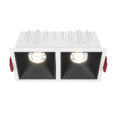 Встраиваемый светильник Alfa LED 4000K 2x10Вт 36° Dim Triac DL043-02-10W4K-D-SQ-WB