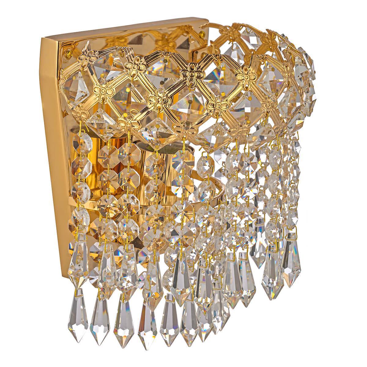 Настенный светильник Arti Lampadari Asti E 2.10.100 G молдинг настенный полистирол decomaster 130c 58 золотой 8х15х2000 мм