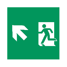 Пиктограмма EMGP-MARK-MA-LUP (Человек, Вверх-Влево) (Arlight, Пластик)