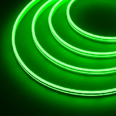 Светодиодная лента герметичная MOONLIGHT-SIDE-A168-4x10mm 24V Green (7.2 W/m, IP65, 5m, wire x2) (Arlight, Силикон)