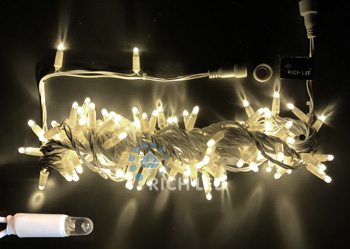 

Светодиодная гирлянда Нить 10 м, мерцающая, 24 вольта, герметичная, 100 LED, RL-S10CF-24V-CT/WW, RL-S10CF-24V-CT/WW