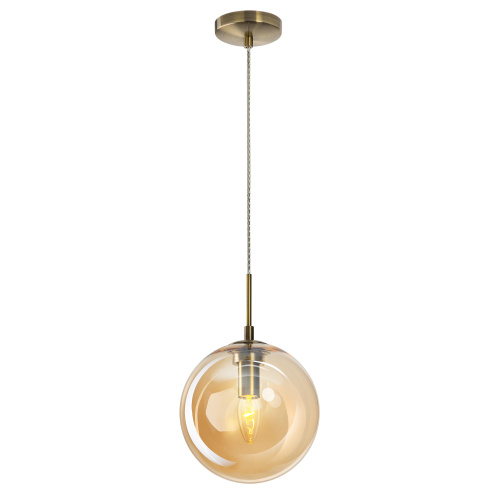 Citilux Томми CL102623 Светильник подвесной Янтарный свеча фигурная шар граненый 6 5х6 5 см бронза