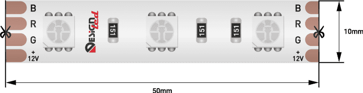 Светодиодная лента DSG560-12-RGB-65