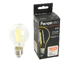 Лампа светодиодная Feron.PRO LB-1108 Шар E27 1280LM 8W 175-265V 2700K
