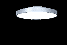 Светильник потолочный DL-NEFRIT600-45-SL-NW-TR