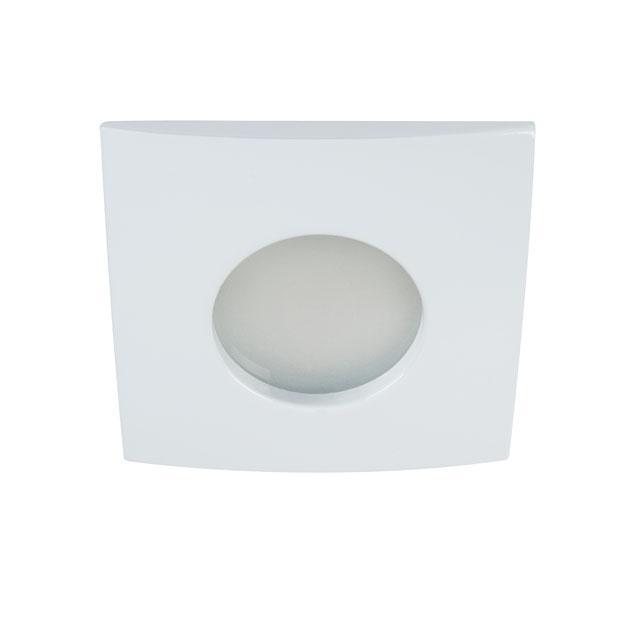 Точечный светильник Kanlux QULES AC L-W 26300 светильник точечный светодиодный встраиваемый gauss frameless квадратный под отверстие 71x71мм 3 75 м² белый свет белый
