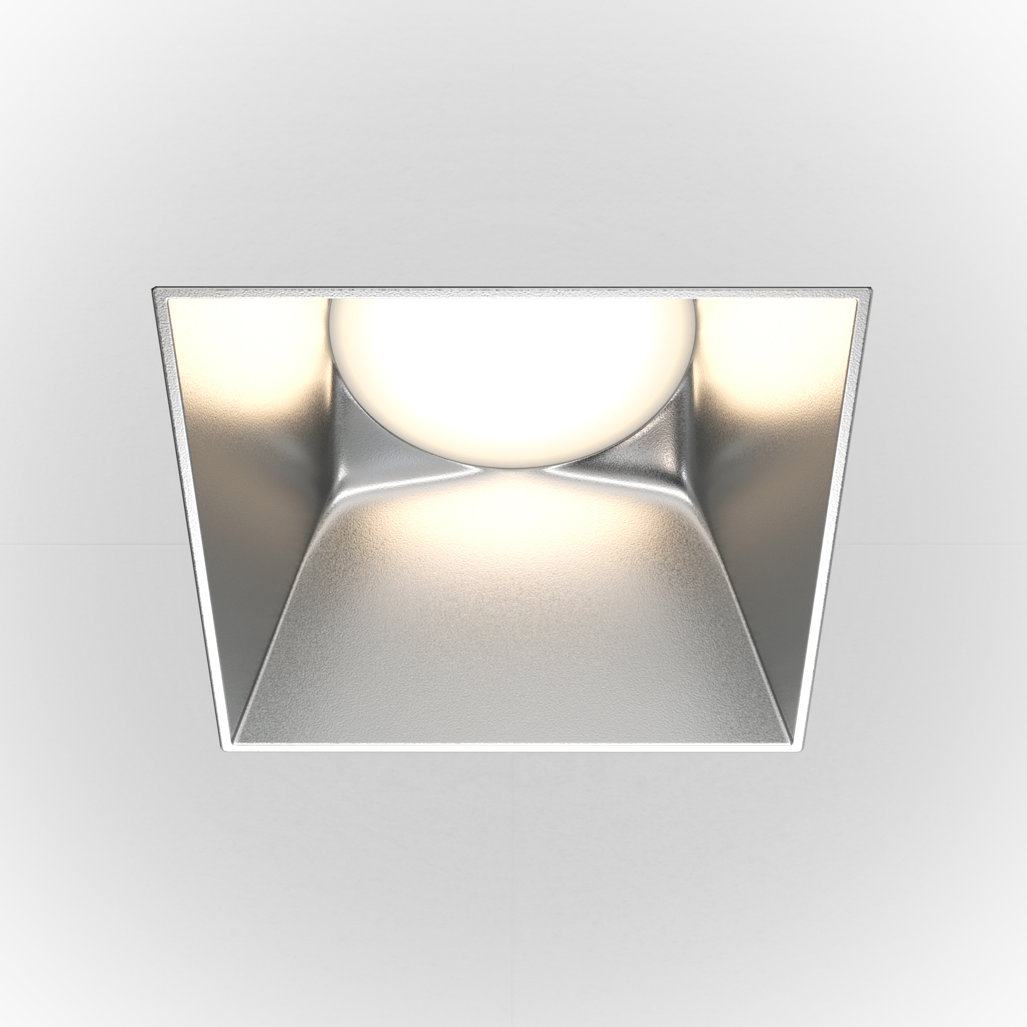 Встраиваемый светильник Share GU10 1x20Вт DL051-01-GU10-SQ-WS трековый светильник basis exility 3000k 12вт 120° tr030 2 12w3k b