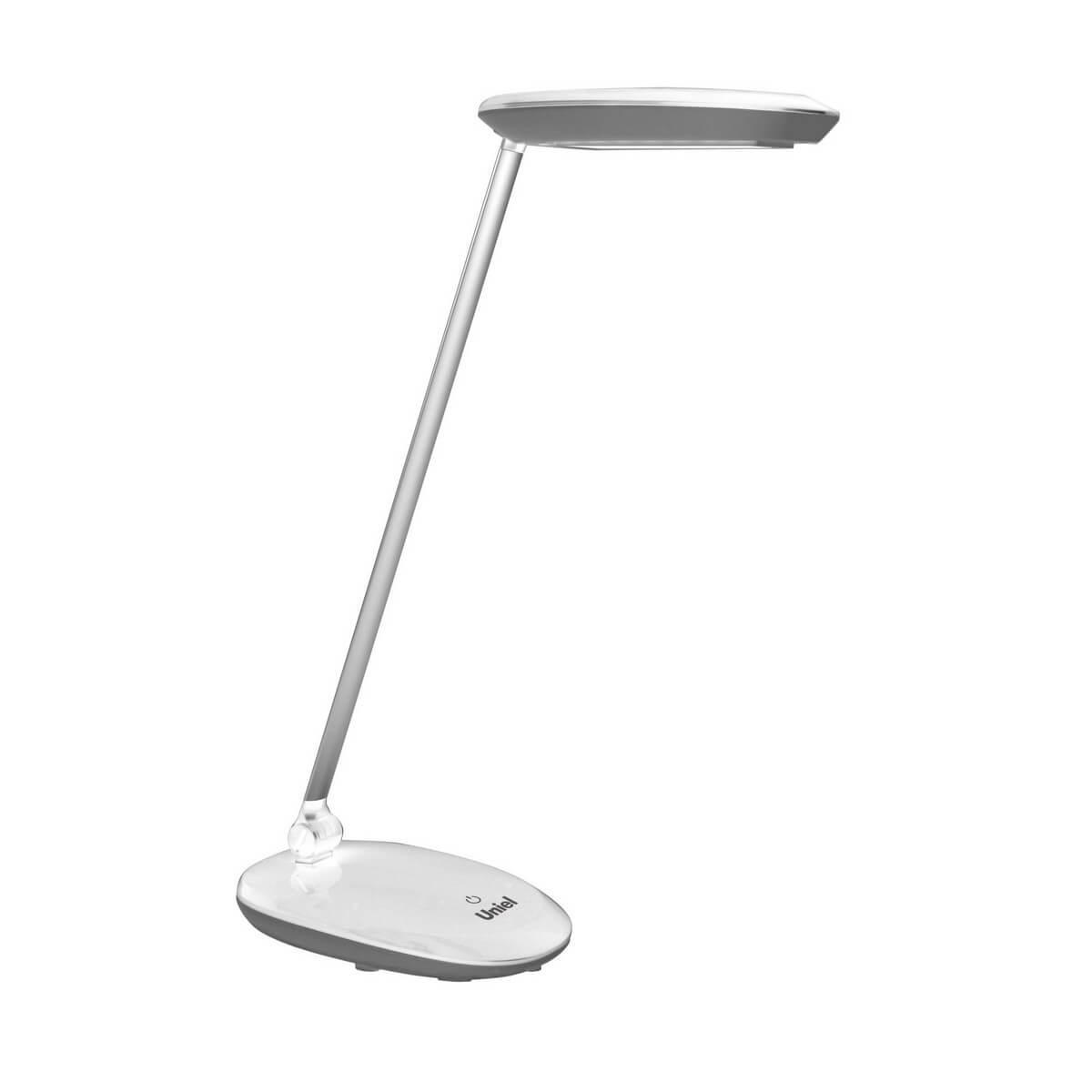 Настольная лампа Uniel TLD-531 Grey-White/LED/400Lm/4500K/Dimmer UL-00000807, цвет дневной