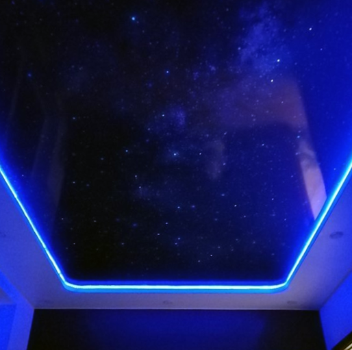 Подсветка потолка "Звездное небо"