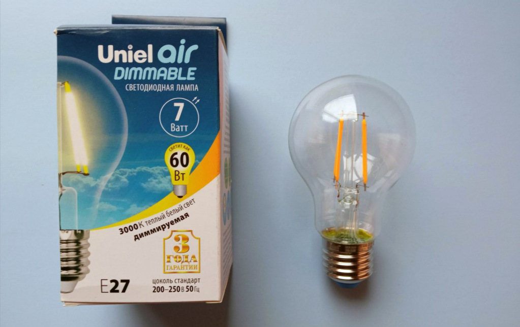 Светодиодная лампа Е27 Uniel Air