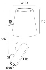 Бра Deko-Light Alwa I 341229