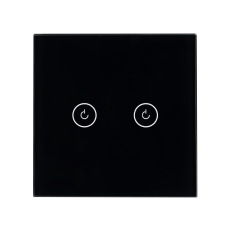 Выключатель сенсорный SWT-OMALI-S02-ZB-BK (250V, 10A, Zigbee) (Arlight, Стекло)