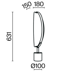 Настольный светильник Breeze 3000К 15Вт, MOD281TL-L15BS3K